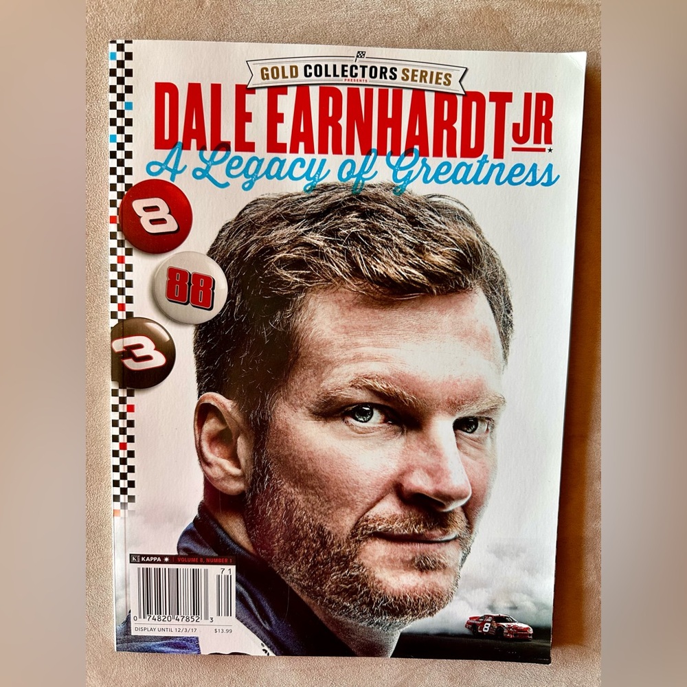 Dale Earnhardt Jr. Gold Collectors Series Magazine A Legacy of Greatness 12/2017